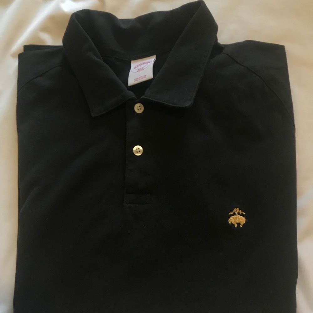 Brooks Brothers Black Polo